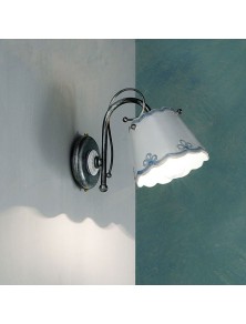 CLASSIC RAVENNA C920, Wall Lamp Applique in Ceramic, Ferroluce