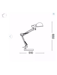 JOHNNY TL1, Table lamp, Ideal Lux