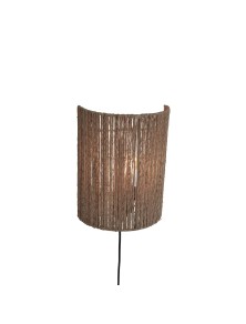 IGUAZU, Jute Wall Lamp for...