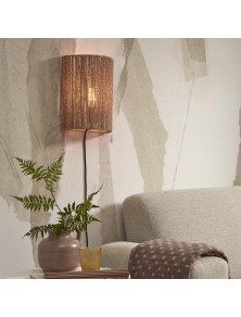 IGUAZU, Jute Wall Lamp for Interiors with Socket, Good&Mojo