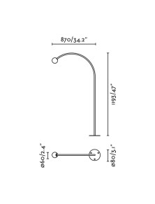 CUCA 1193, Lampe de sol pour Exterior 24V, Faro Barcelona