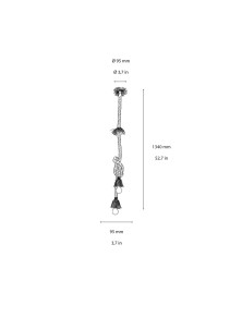 CANAPA SP2, Hanglamp, Ideal Lux