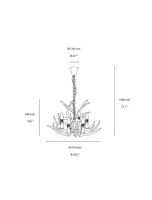 CHALET SP6, Pendant lamp, Ideal Lux