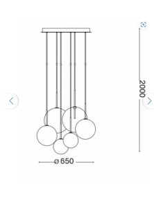 EQUINOXE pl6, Plafoniera, Ideal Lux