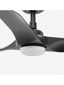 HEY S LED, ventilateur avec lumière, Faro Barcelona