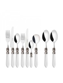 ALADDIN Antique Silver Ring, Cutlery Set 44 Pcs, Gallery Box, Casa Bugatti