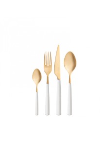 ATHENA Gold, Cutlery Set 24 pcs, Box Window, Casa Bugatti