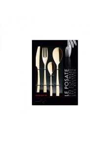 RIVIERA Champagne, Cutlery Set 24 Pcs, Window Box, Casa Bugatti