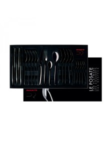 RIVIERA BLACK DIAMOND, Besteckset 24-teilig, Gallery Box, Casa Bugatti