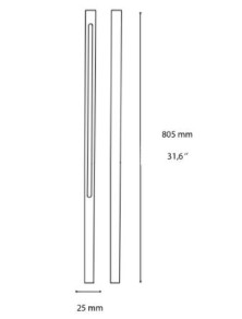 JEDI, Buitengrondlamp H80, Ideal Lux